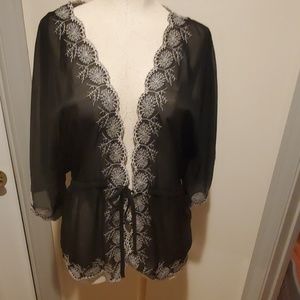 Delicate kimono style top